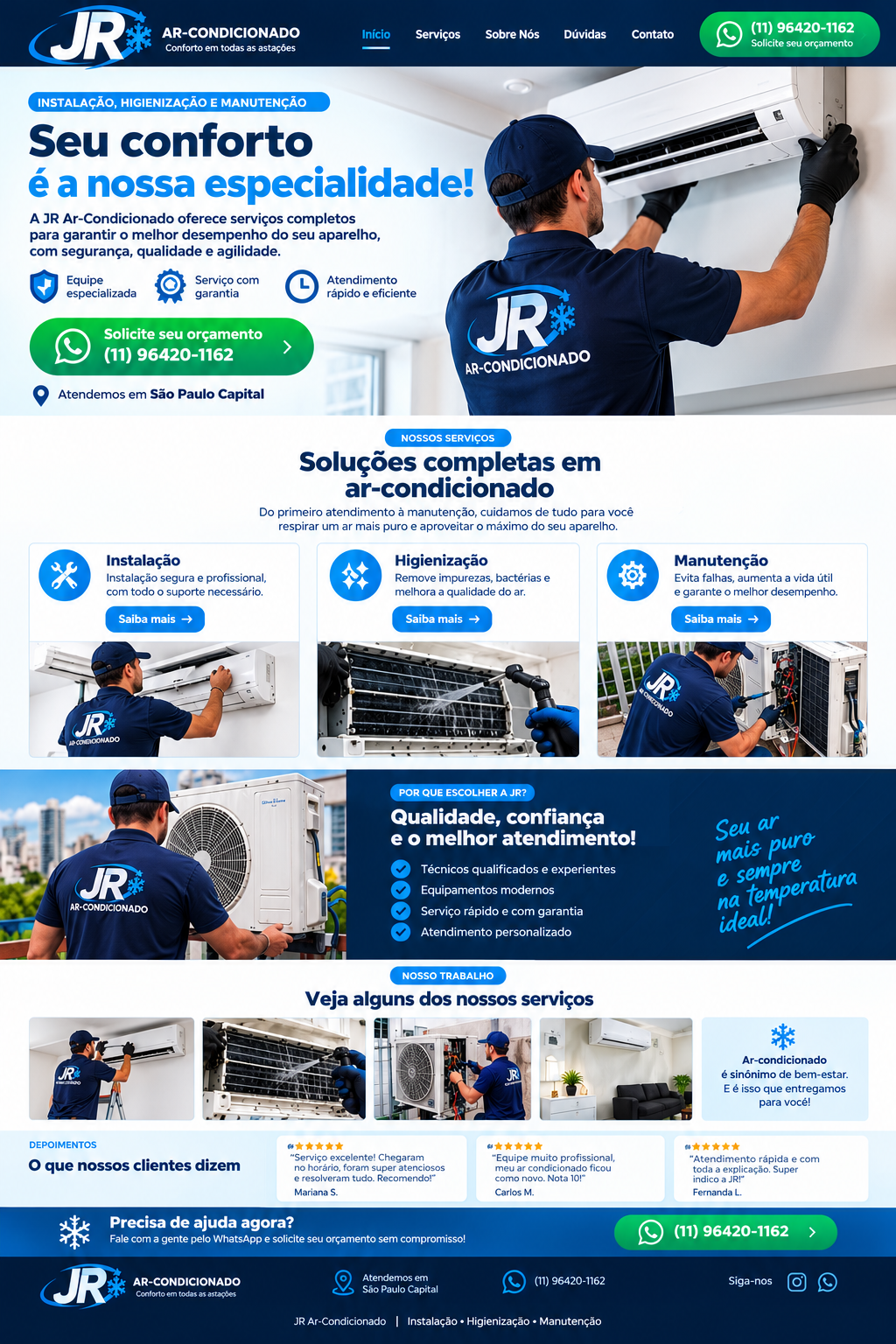 JR Ar Condicionado - instalação e manutenção
